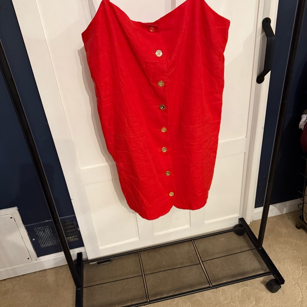 J. Crew Bold Red Garment-Worn Once - Picture 5 of 5